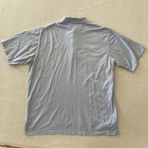 Peter Millar Polo Light Blue Button Up Pelican Hills Sz L Please Read - Picture 2 of 14